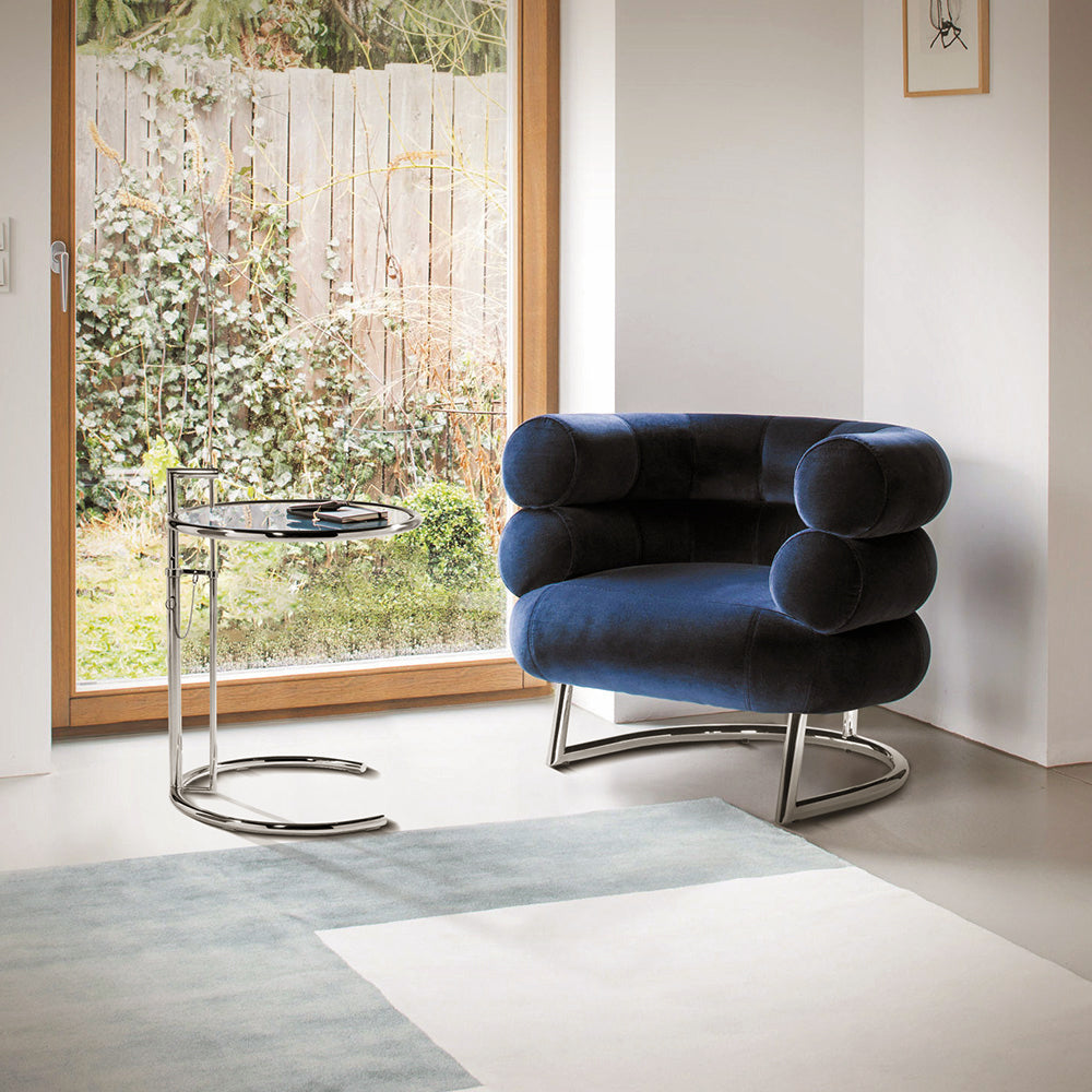 Sillón Bibendum Pana Donn Base cromada